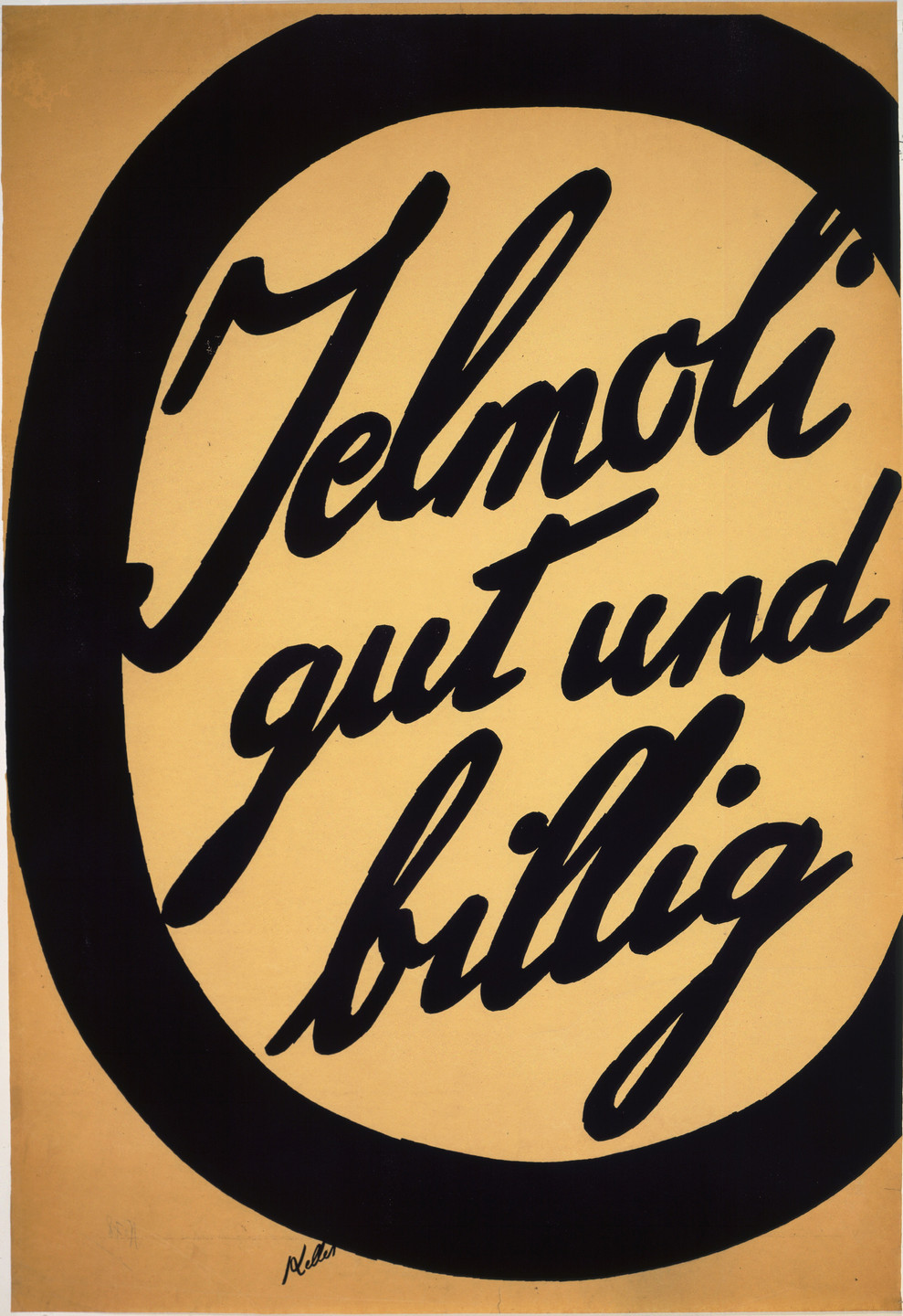 Ernst Keller. Jemoli Gut und Billig. 1924