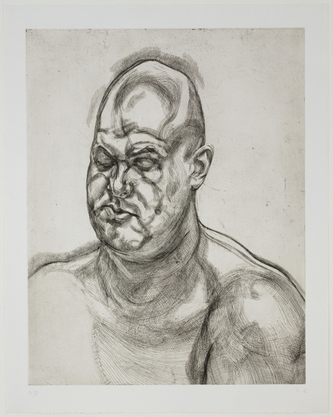 Lucian Freud. Large Head. 1993