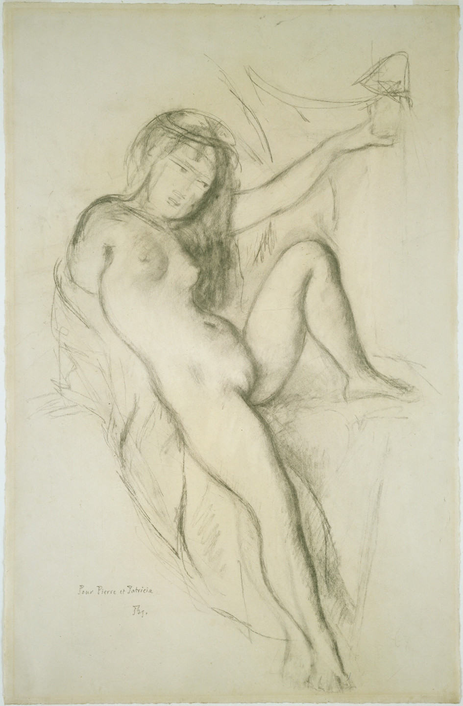 Balthus (Baltusz Klossowski de Rola). Study of a Nude. (1964)