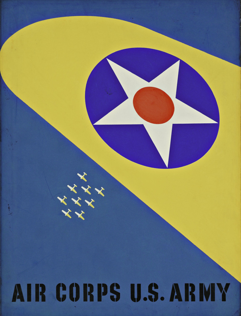 Air Corps U.S. Army (Winning entry for the MoMA National Defense Poster Competition [Army Air Corps Recruiting])