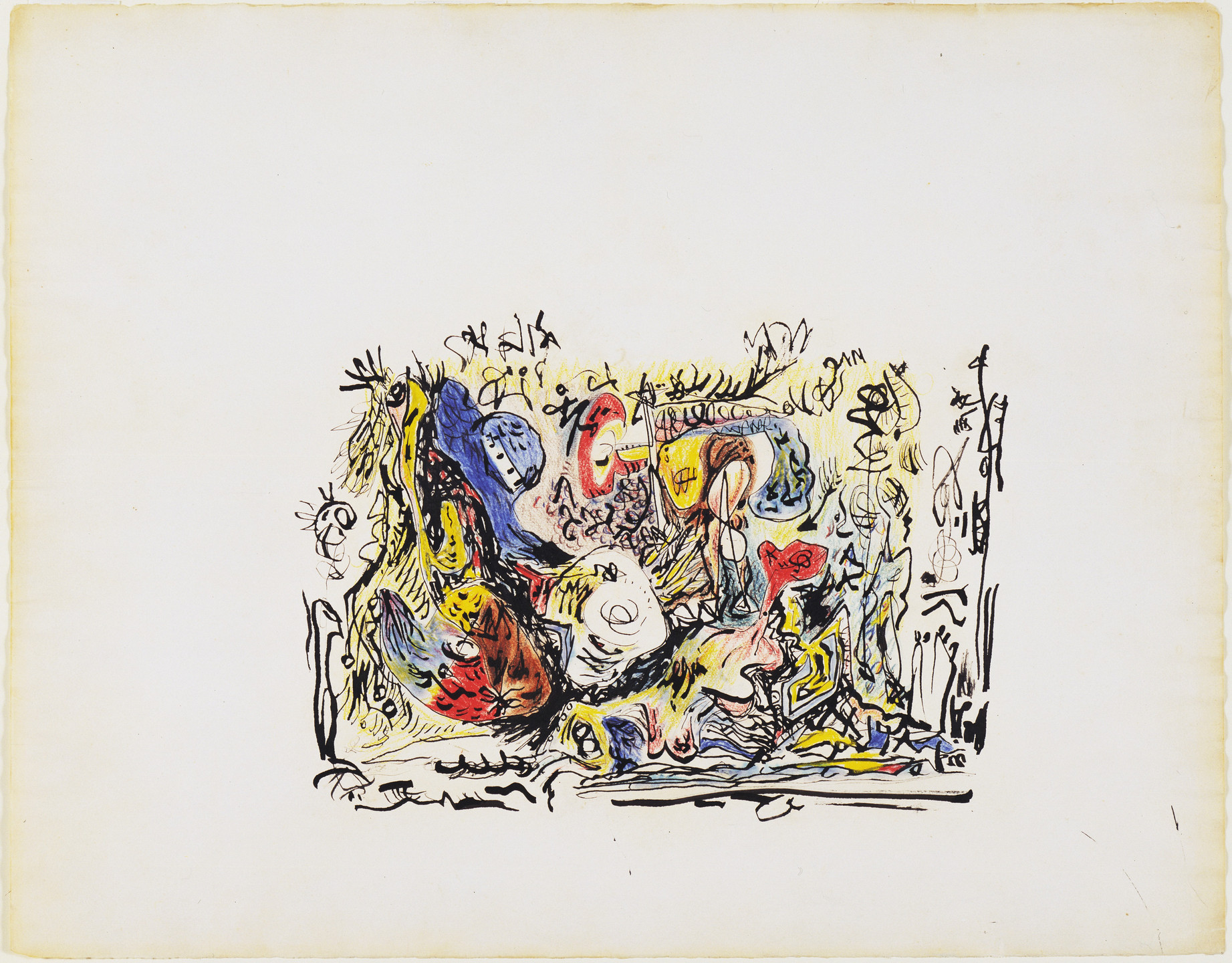 Jackson Pollock. Untitled. (c. 1945)