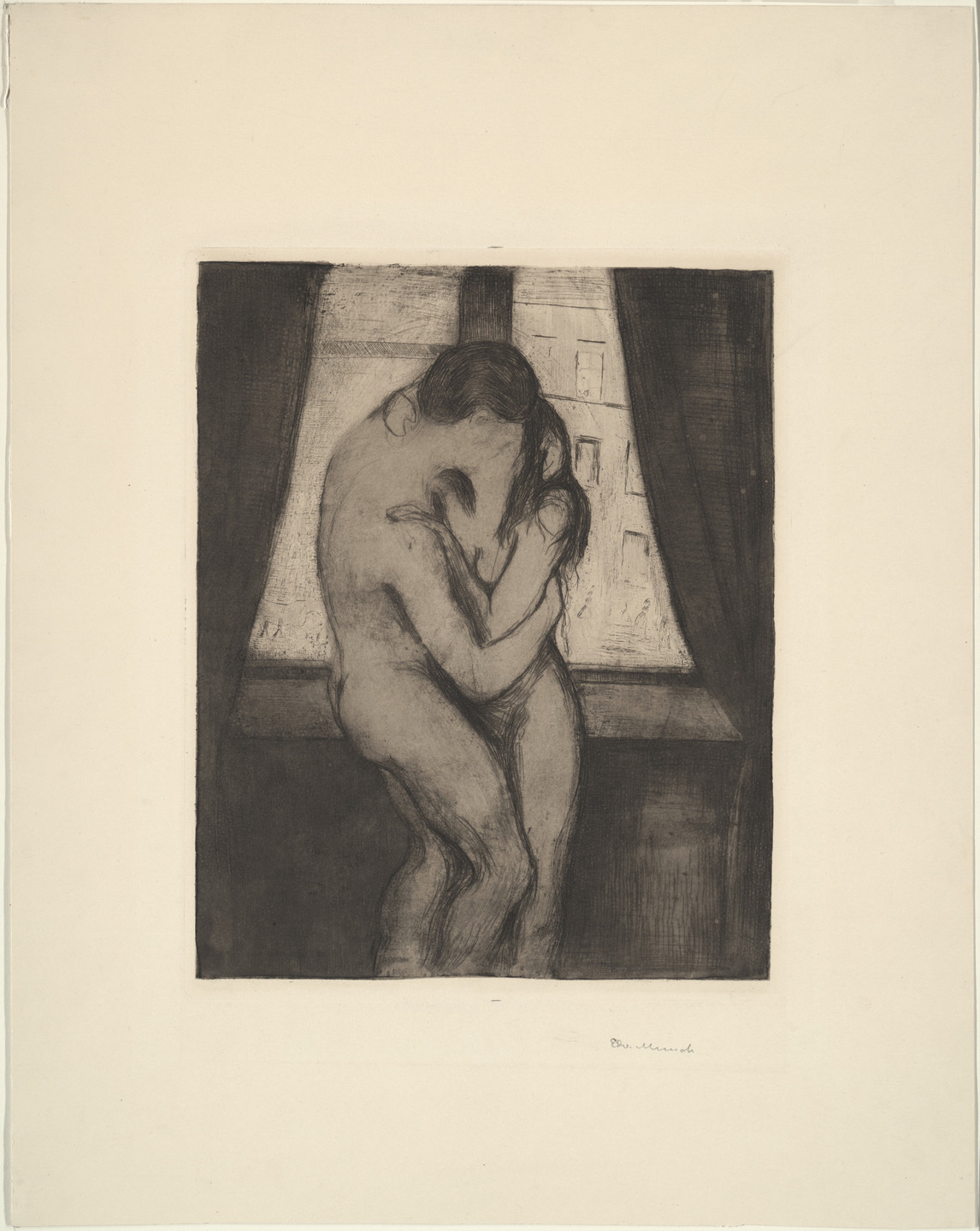 Edvard Munch. The Kiss (Kyss). 1895