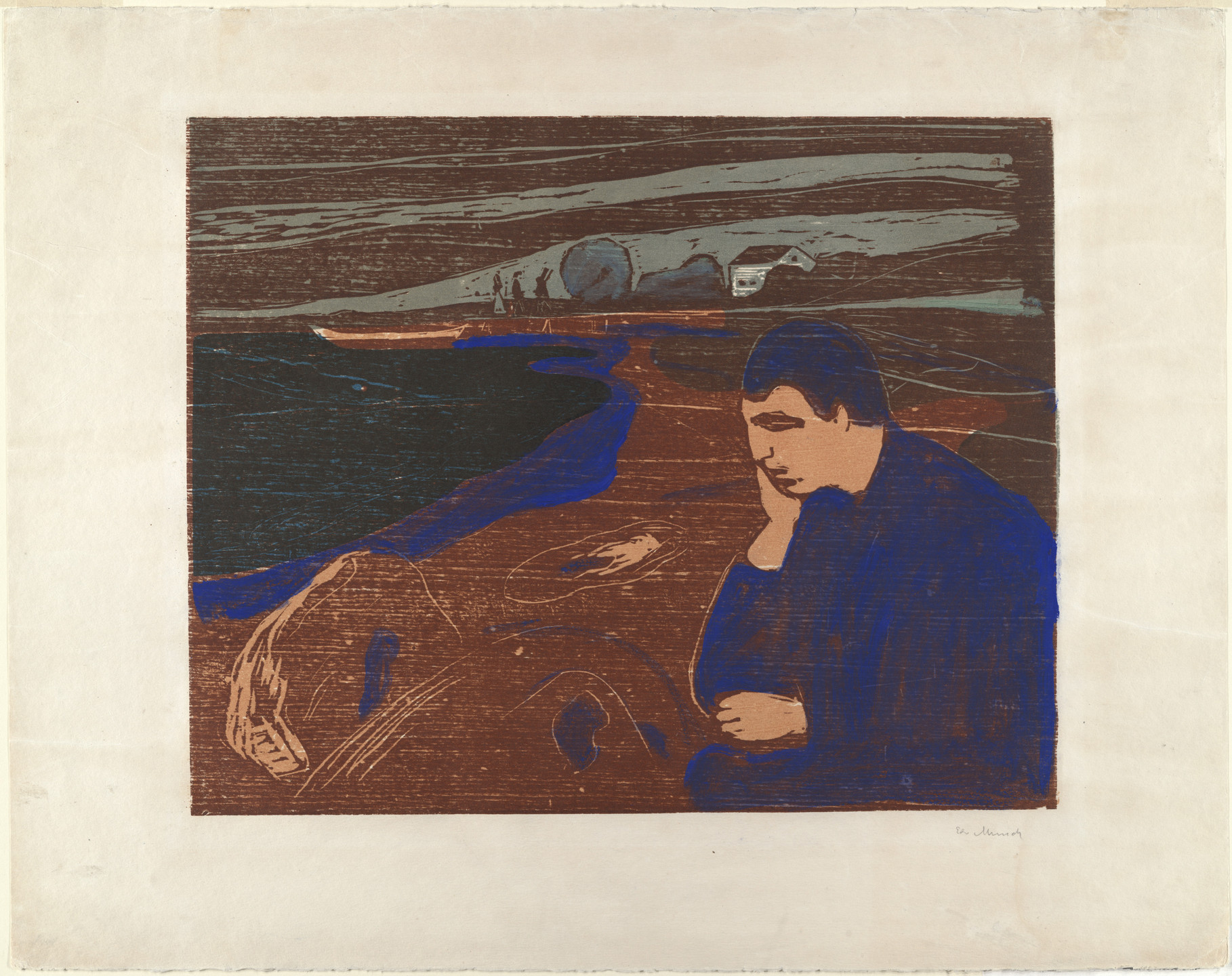 Edvard Munch. Melancholy III (Melankoli III). 1902