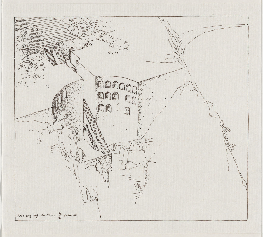 House without Rooms, project, Aerial perspective