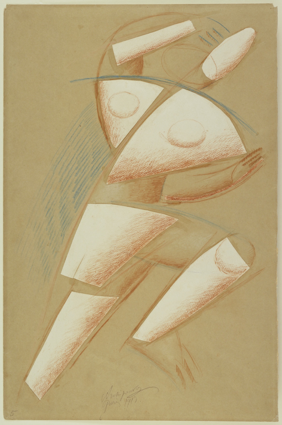 Alexander Archipenko. Figure in Movement. 1913