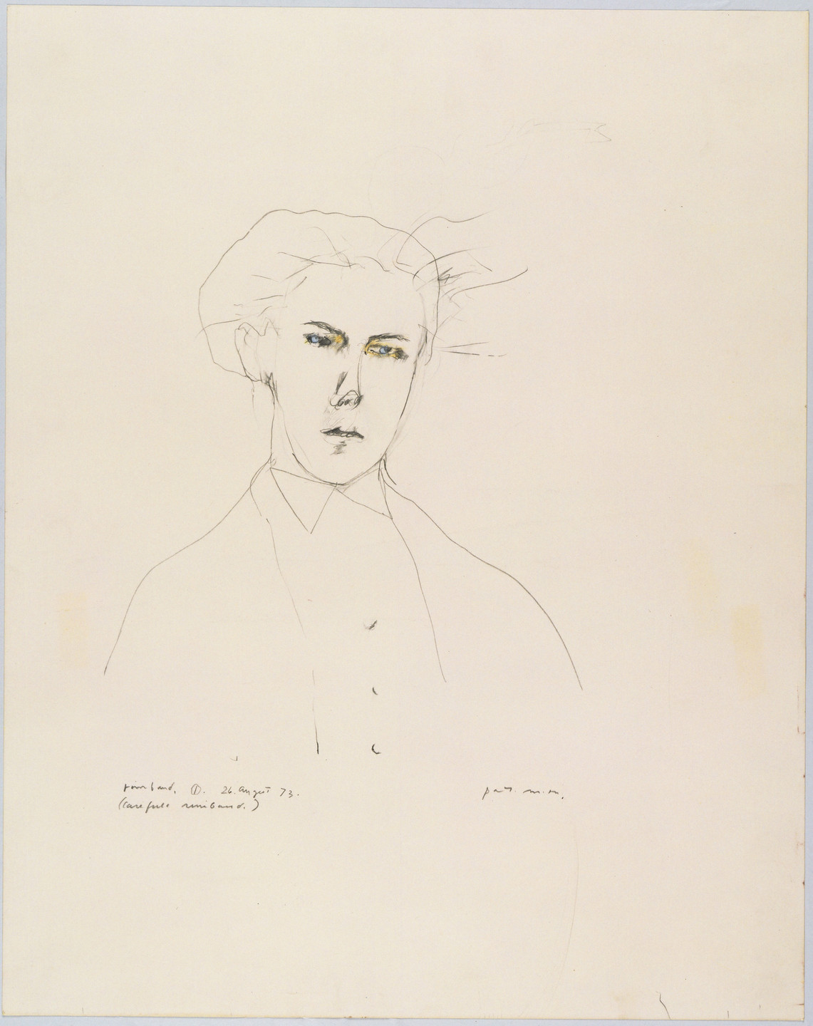 Patti Smith. Portrait of Rimbaud. 1973