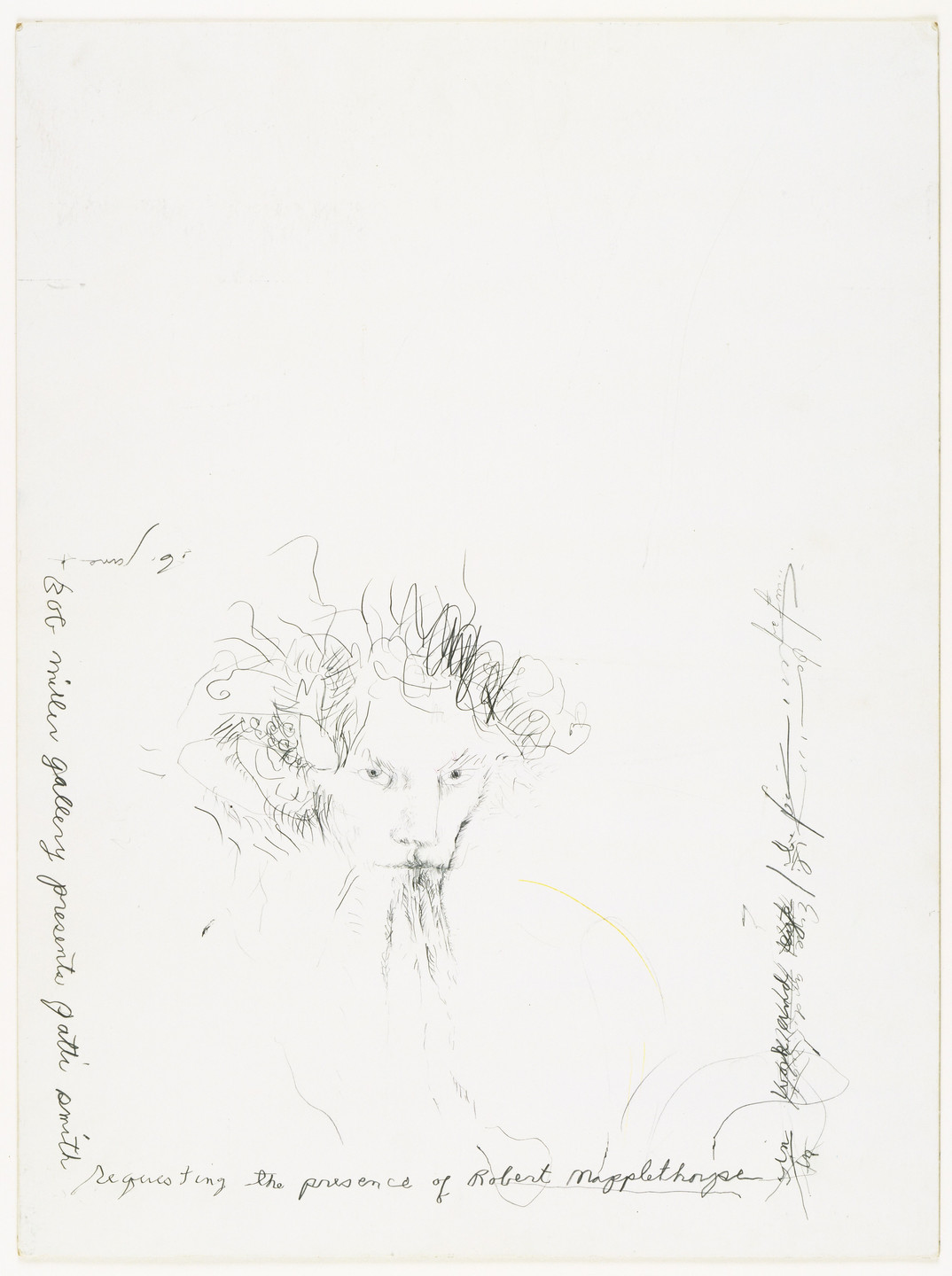 Patti Smith. Portrait of Robert Mapplethorpe for Robert Miller. (1978)