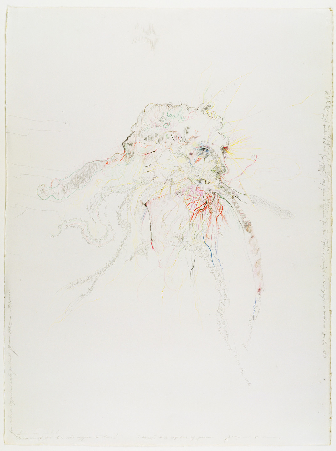 Patti Smith. Written Portrait (Stoned Head). 1978