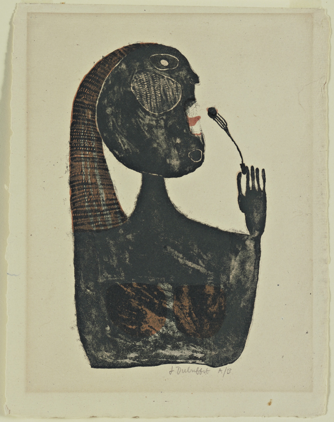 Jean Dubuffet. Eater (Mangeuse). 1944