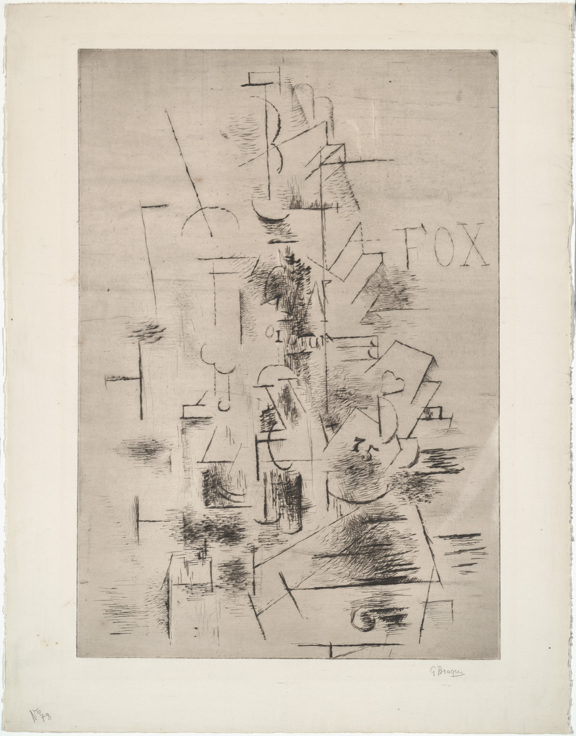Georges Braque. Fox. 1911, published 1912