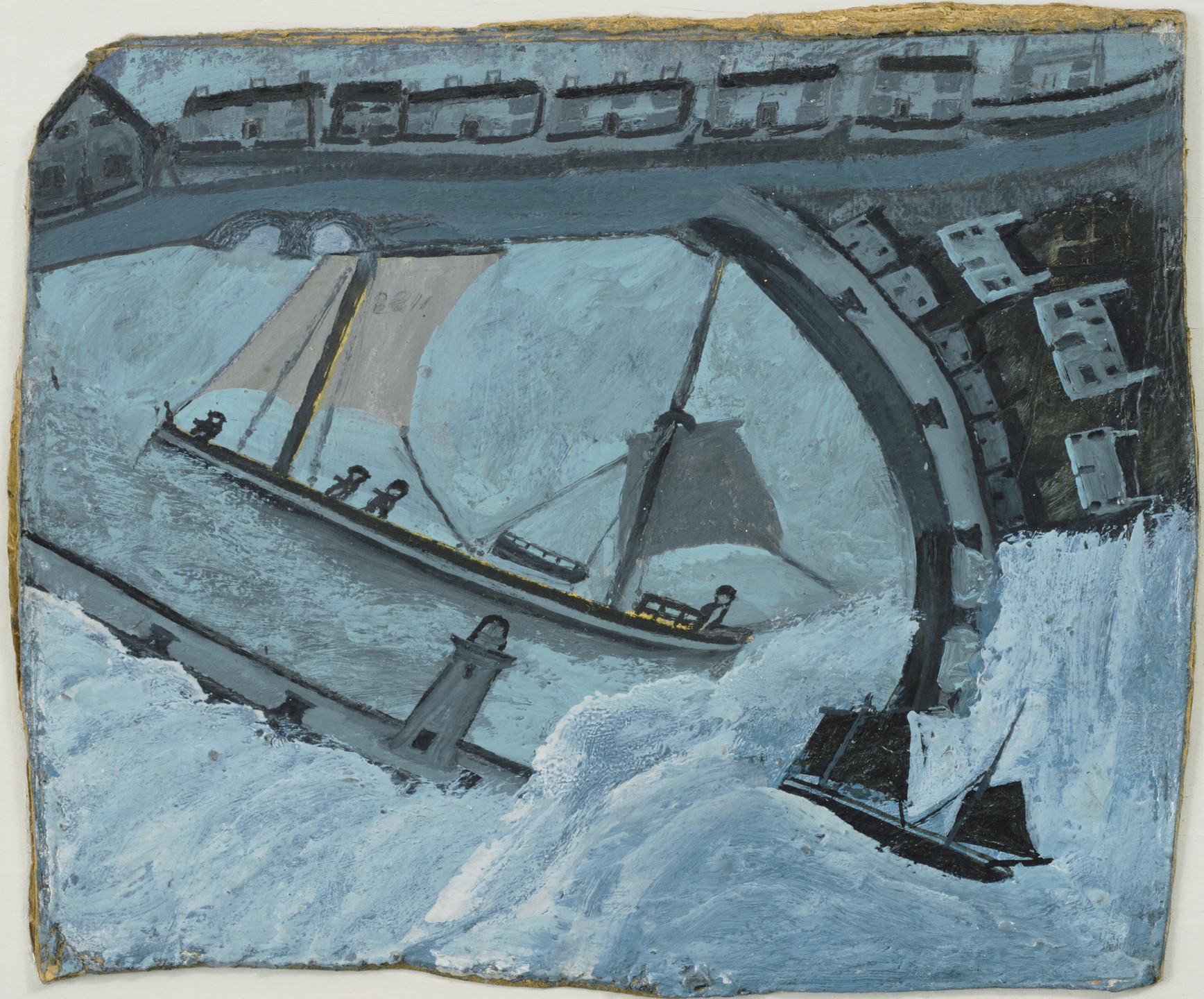 Alfred Wallis. St. Ives Harbor. (c. 1932-33)