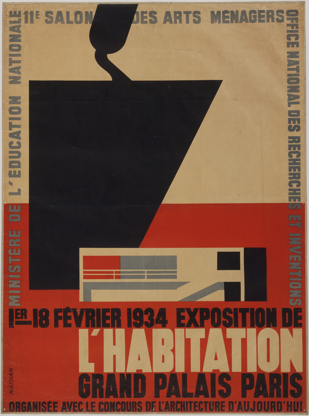 Jacques Nathan-Garamond. Exposition de L&#39;Habitation, Grand Palais, Paris. 1934