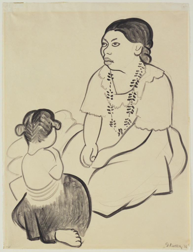 Mother and Child by Diego Rivera