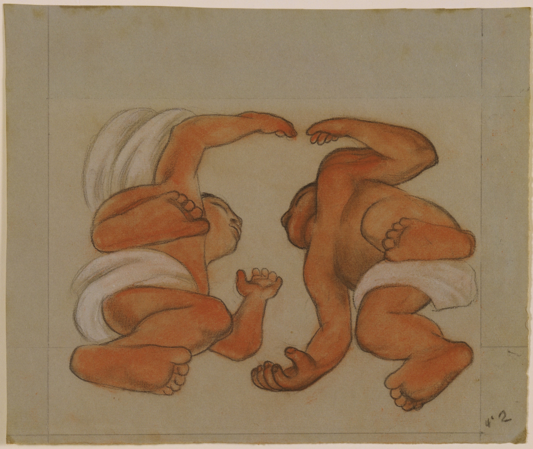 Diego Rivera. Two Figures. (c. 1925)
