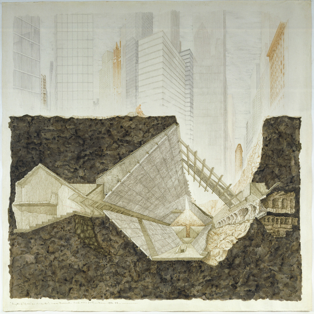 Church of Solitude Project, New York, NY (Transverse section)