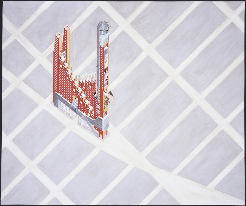 Hotel Sphinx Project, New York, New York (Axonometric)