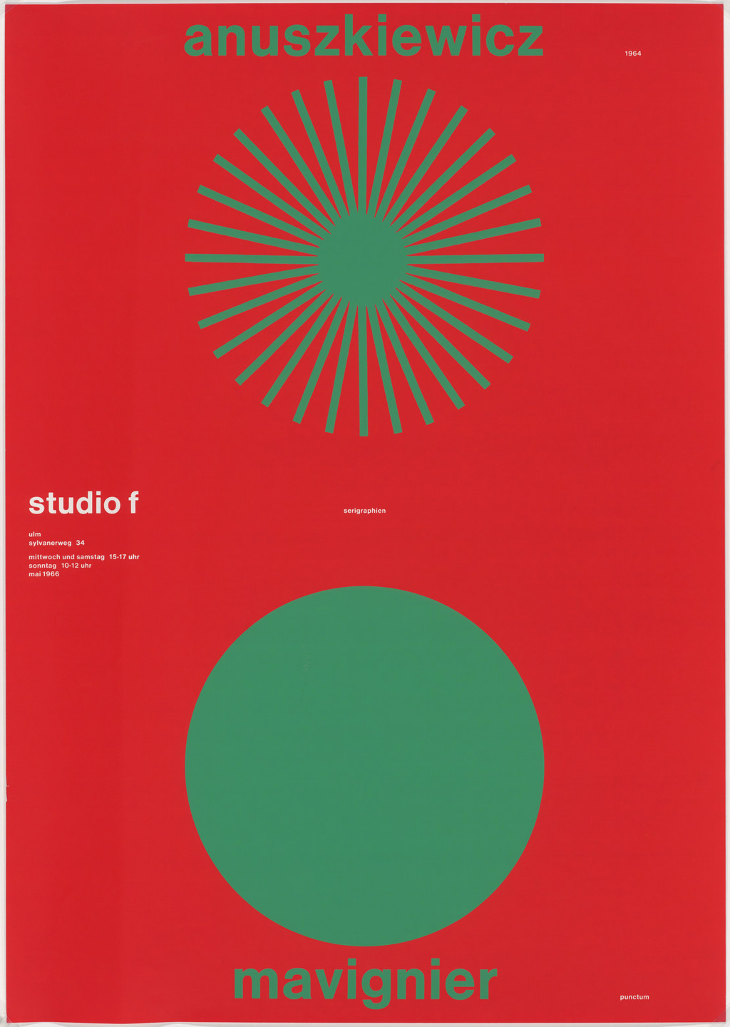 Almir Mavignier. Anuskiewicz Mavignier. 1964