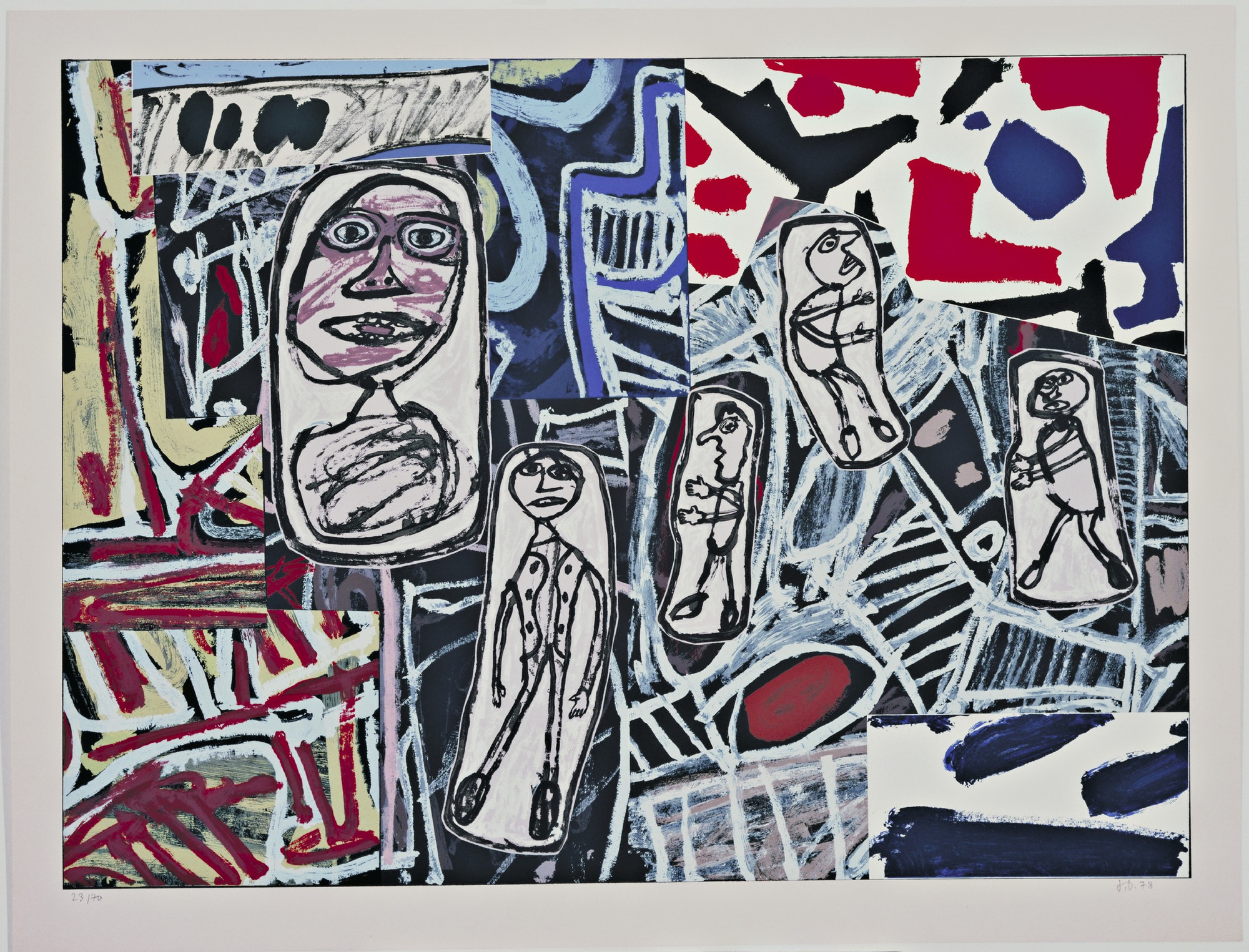 Jean Dubuffet. Memorable Facts III (Fiats mémorables III) from the series Memorable Facts