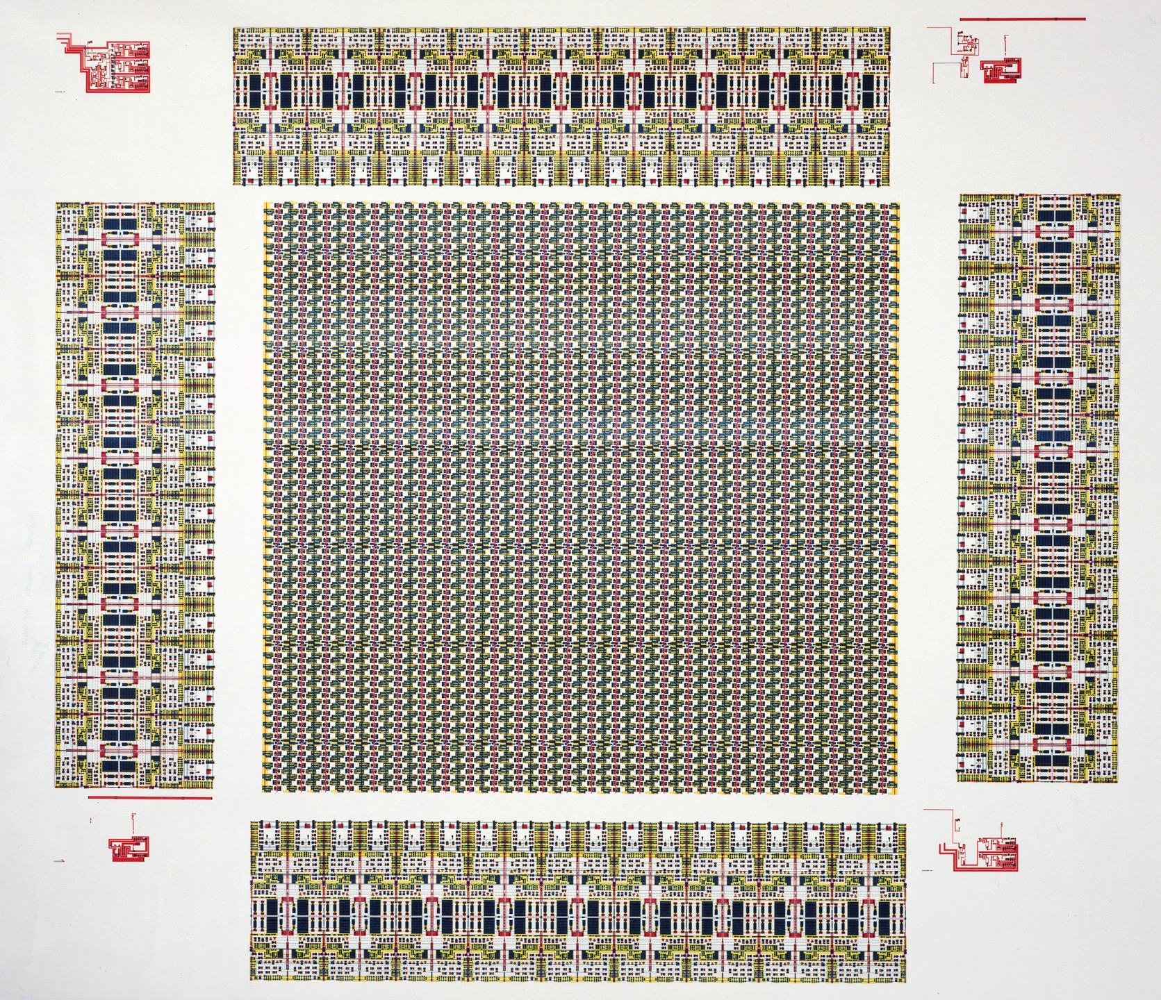 Sam Lucente. Diagram of Logic Chip. 1986