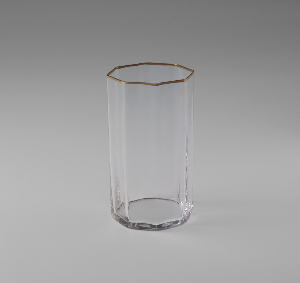 Octagonal Drinking Glass