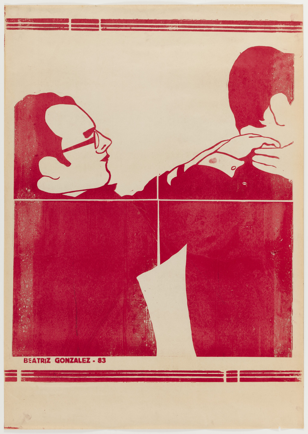 Beatriz González. Zócalo de la comedia. 1983