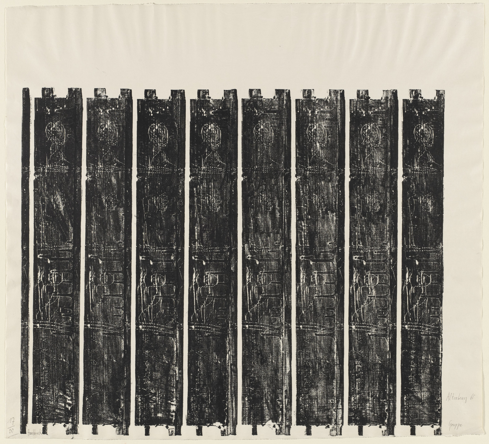 Gerhard Altenbourg. Group. 1960
