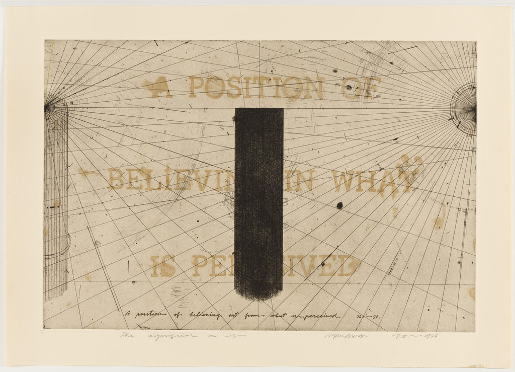 The Signified or If, no. 1