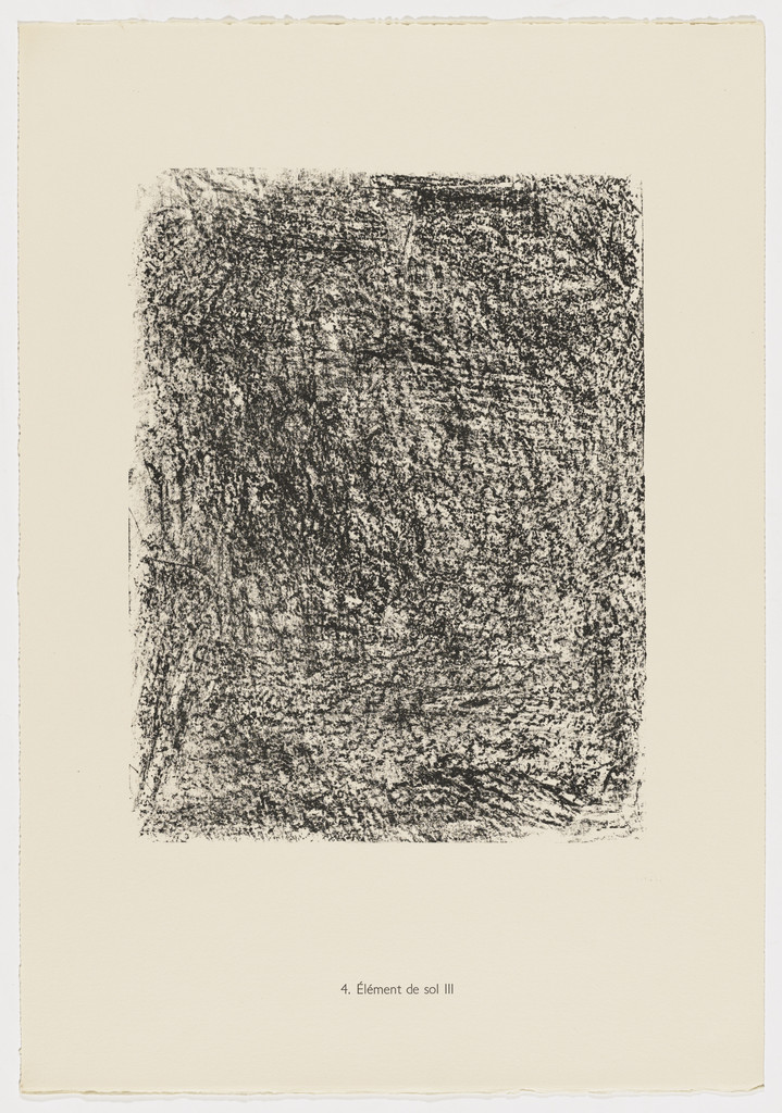 Soil Element III (Elément de sol III) from the portfolio Earth and Water (La Terre et l'eau) from Phenomena (Les Phénomènes)