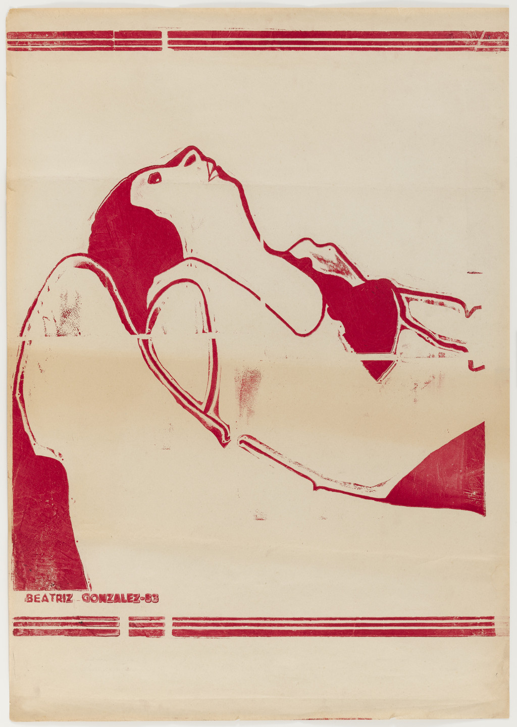 Beatriz González. Zócalo de la tragedia. 1983