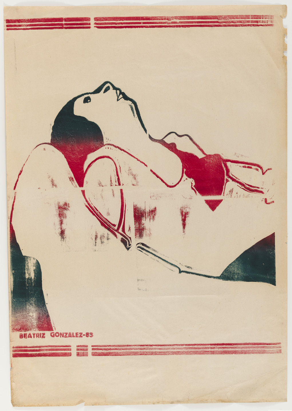 Beatriz González. Zócalo de la tragedia. 1983