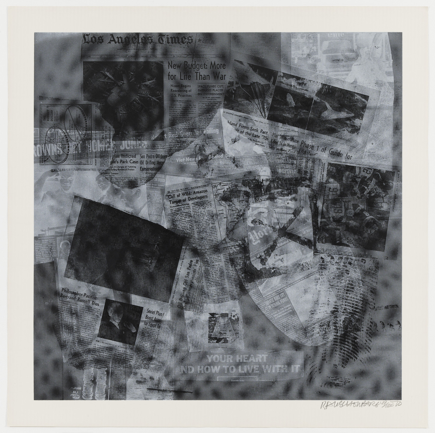 Robert Rauschenberg. Surface Series from Currents. 1970