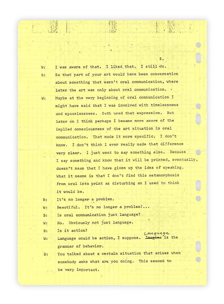 Ian Wilson. Discussion, 10th of July 1970. 1970