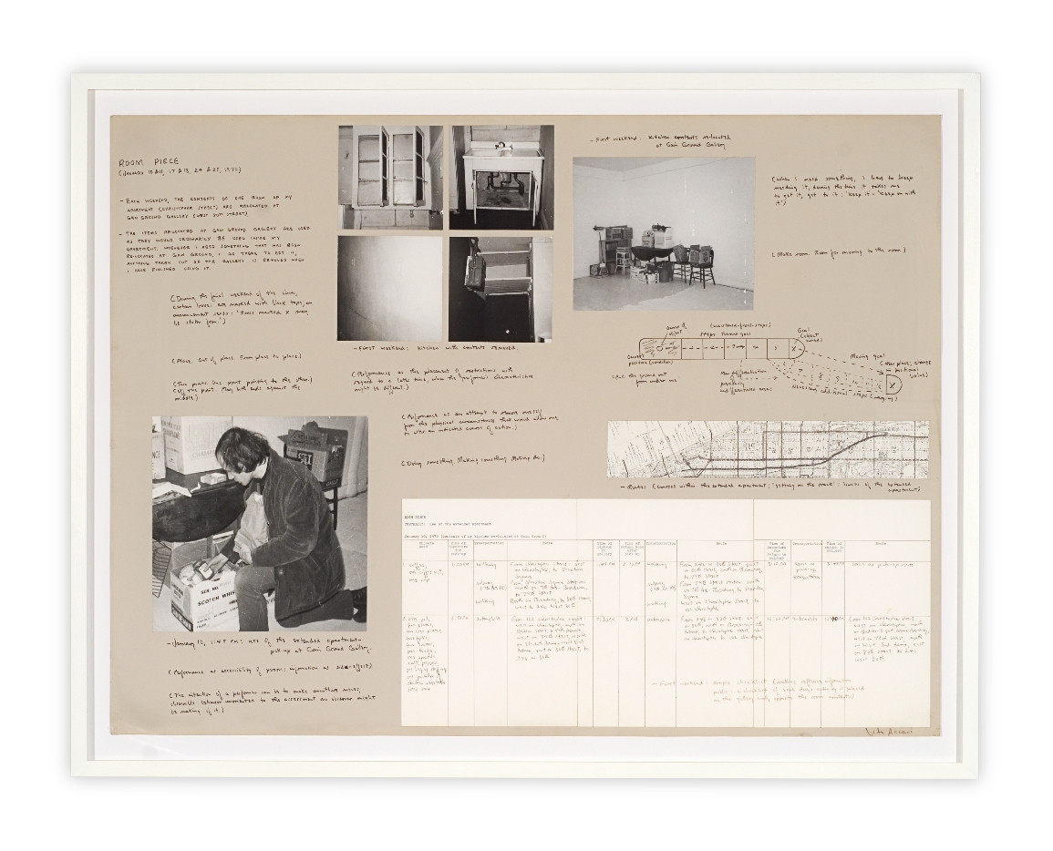 Vito Acconci. Room Piece
