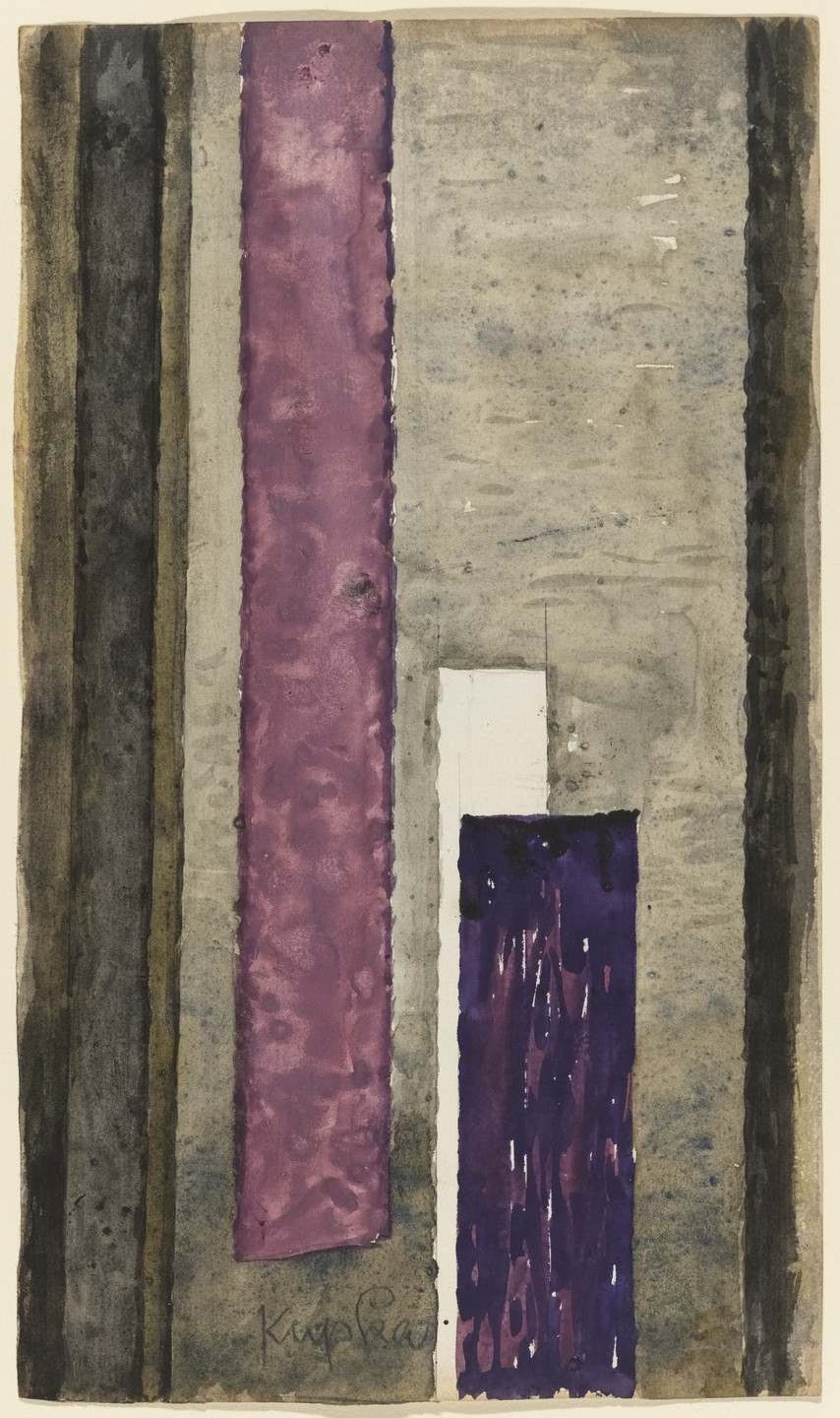 František Kupka. Replica (1946) of Vertical Planes. (1946)