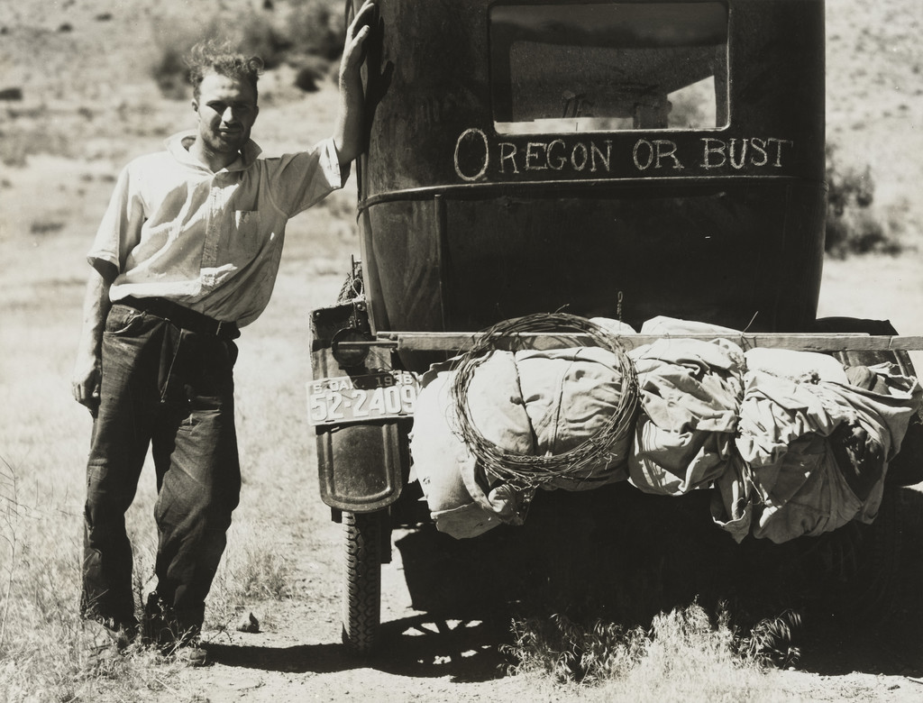 South Dakota Drought Refugee, Montana, Arthur Rothstein, July 1936