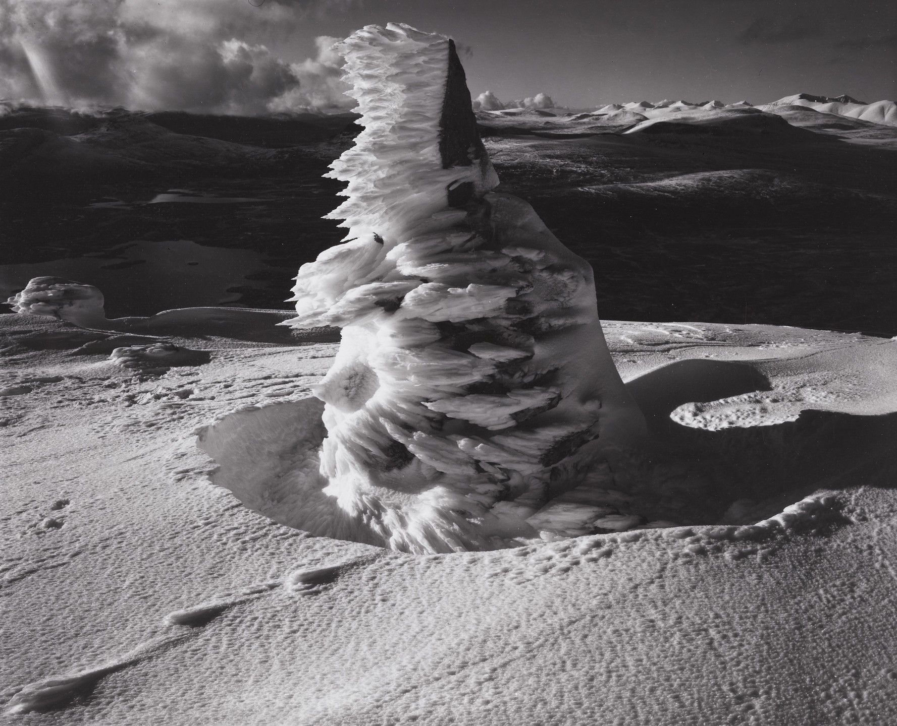 Jim Bengston. Untitled (Ice formation). October 1980
