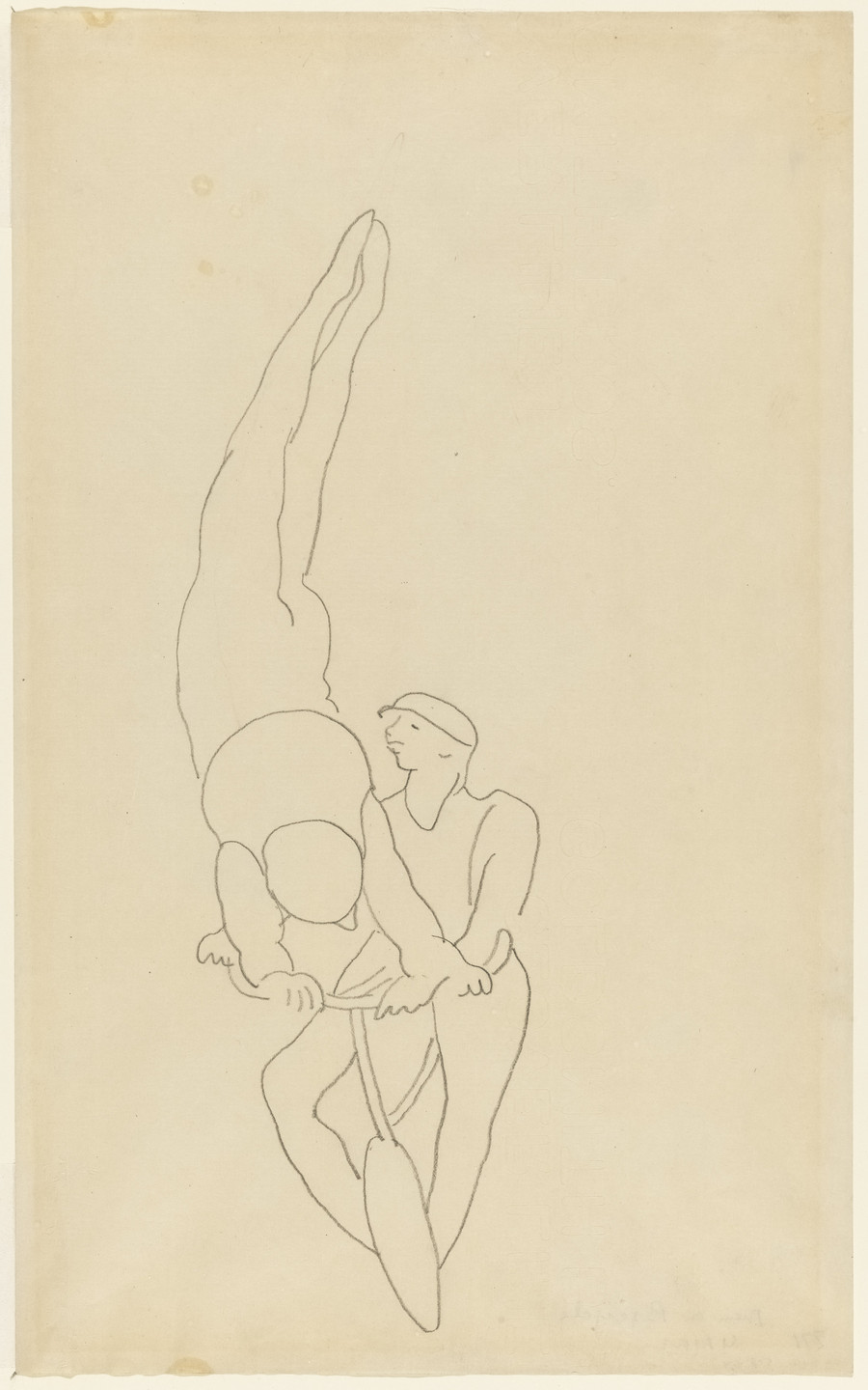 Charles Demuth. Study for Acrobats. 1919