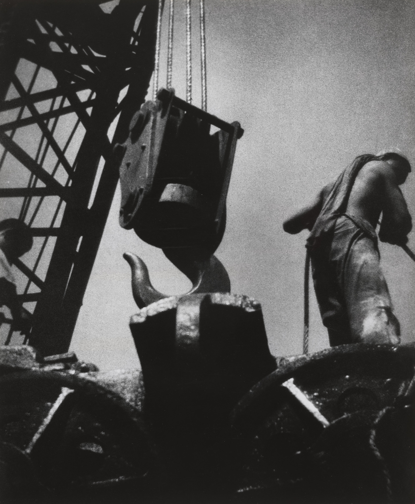 Hakuyo Fuchikami (淵上白陽). Crane and Coolie. 1929 | MoMA