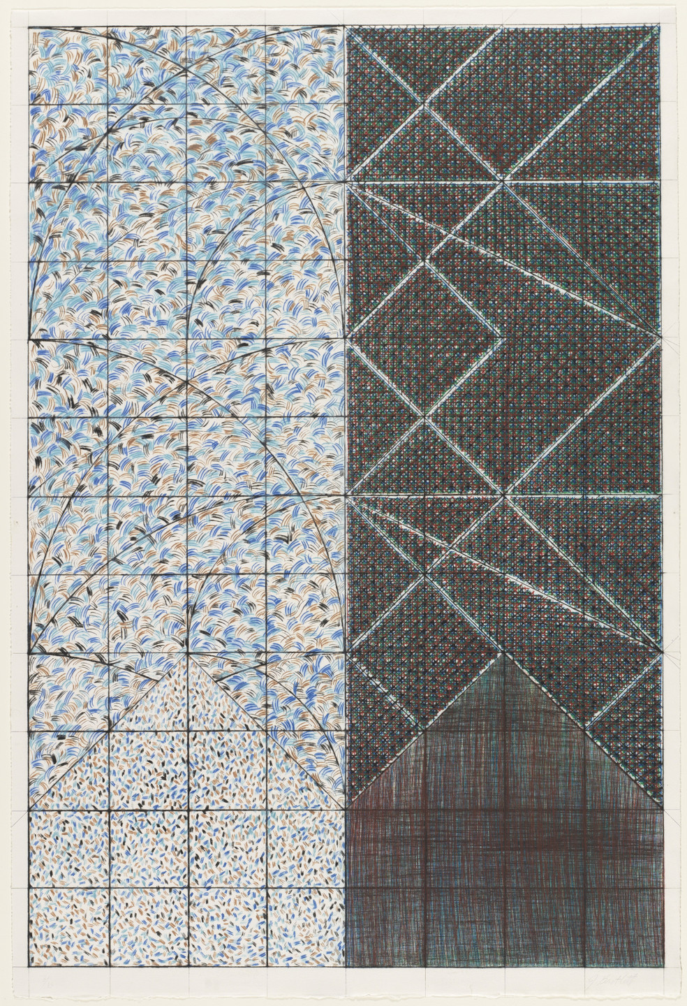 Jennifer Bartlett. Day and Night from an untitled series. 1978