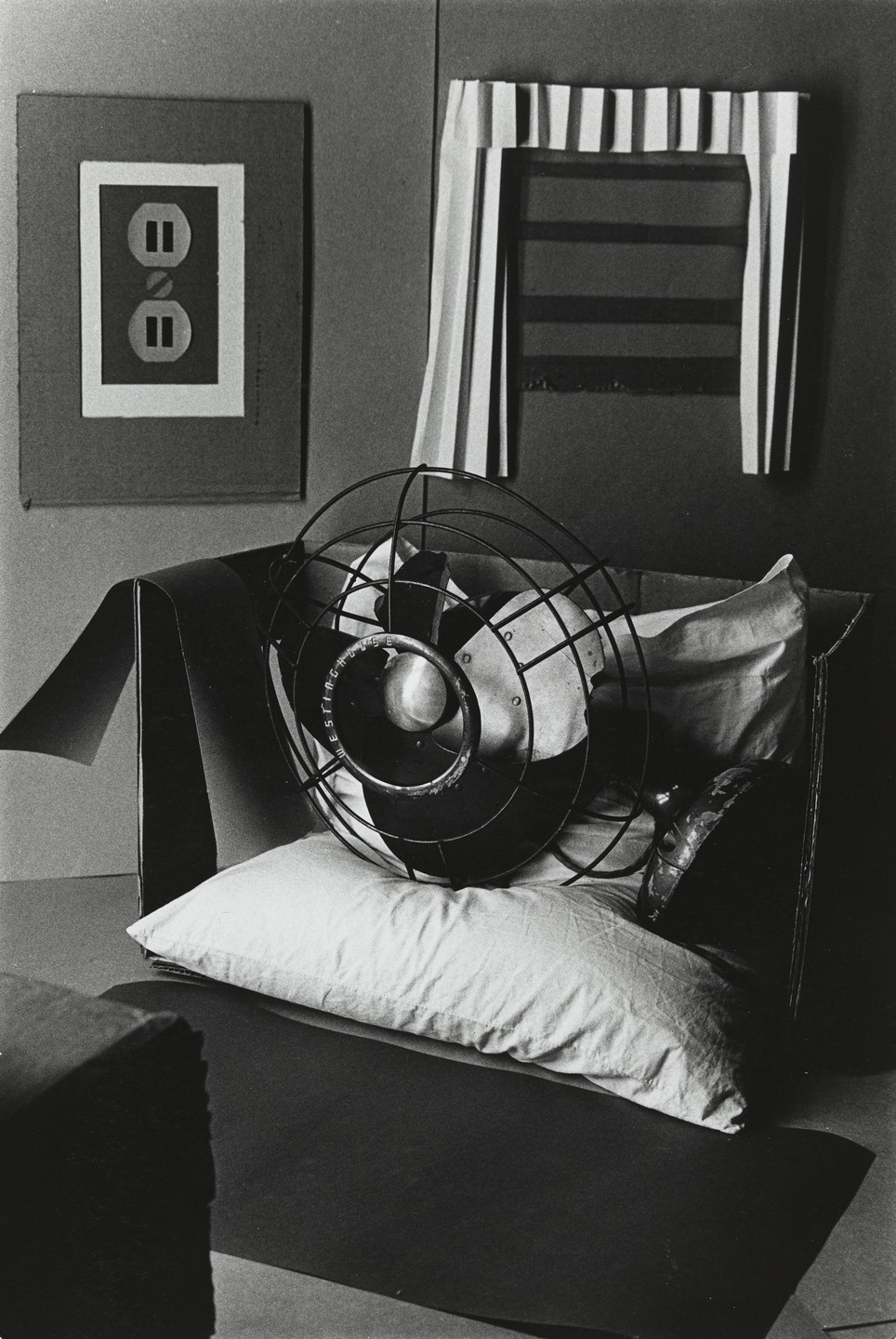 James Casebere. Fan as Eudemonist: Relaxing After an Exhausting Day at the Beach. 1975