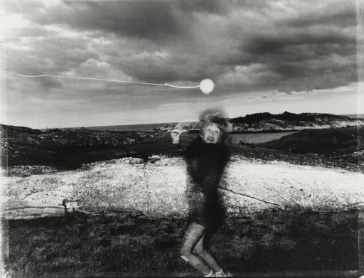 Untitled (My Son Marius Hitting a Tennis Ball on a Tether)