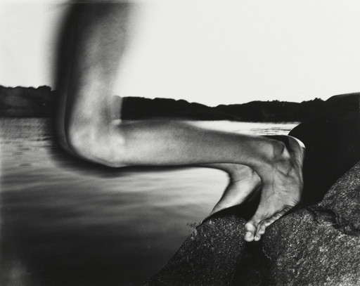 Untitled (My Nephew Robert Diving into the Oslo Fjord-Legs from Side, Toes Wrapped)