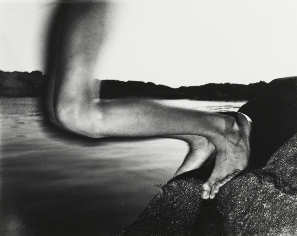 Untitled (My Nephew Robert Diving into the Oslo Fjord-Legs from Side, Toes Wrapped)