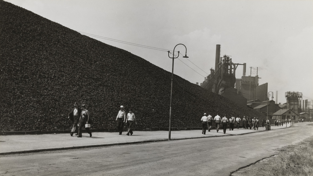 Change of Shift at the Steel Plant, Aliquippa, Pennsylvania