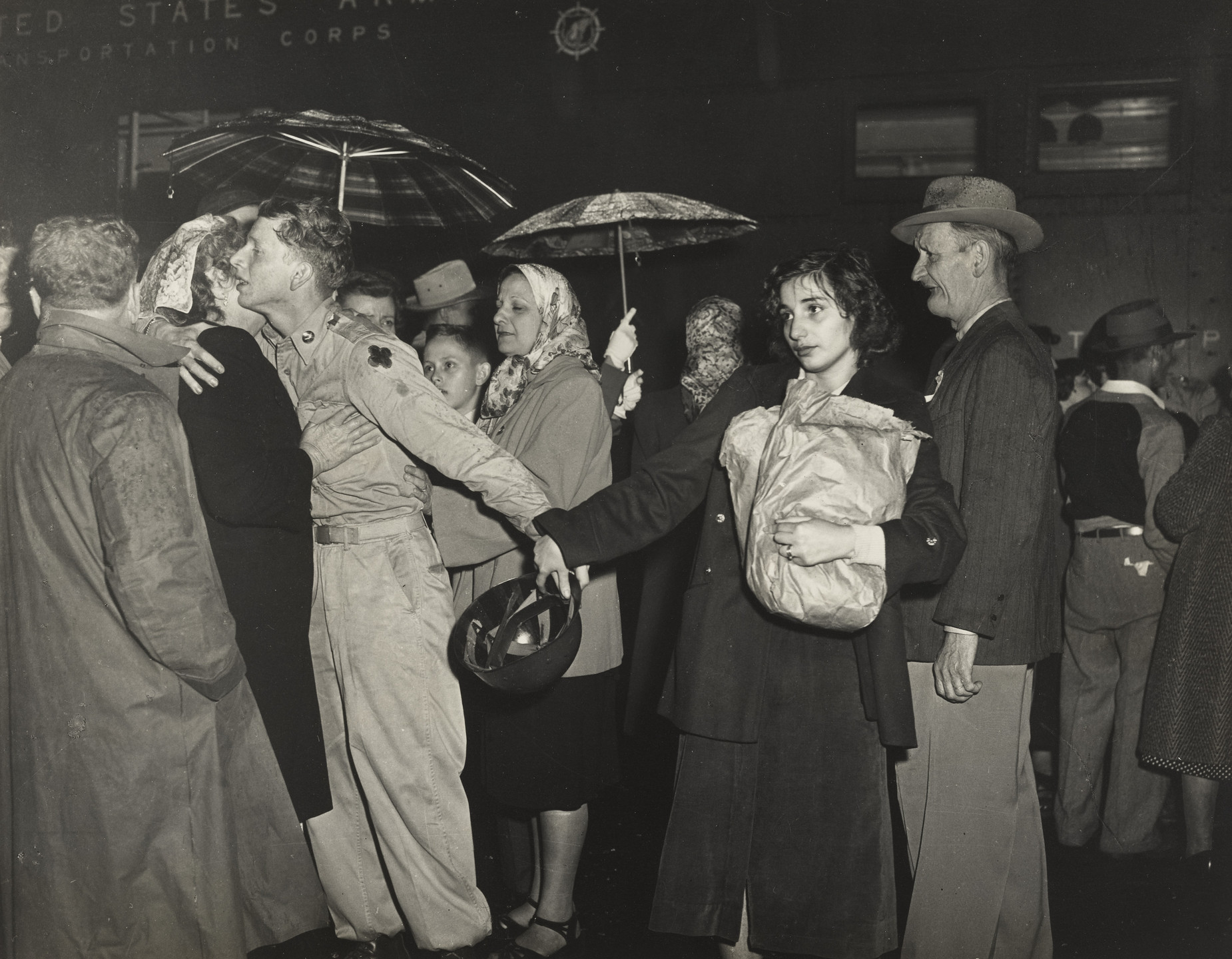 Harry W. Batz, Jr.. Goodbyes Come Hard as Soldiers Leave Home. 1937-58