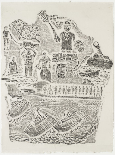 Cai Guo-Qiang. Nontransparent Monument (Stele 4). 2006
