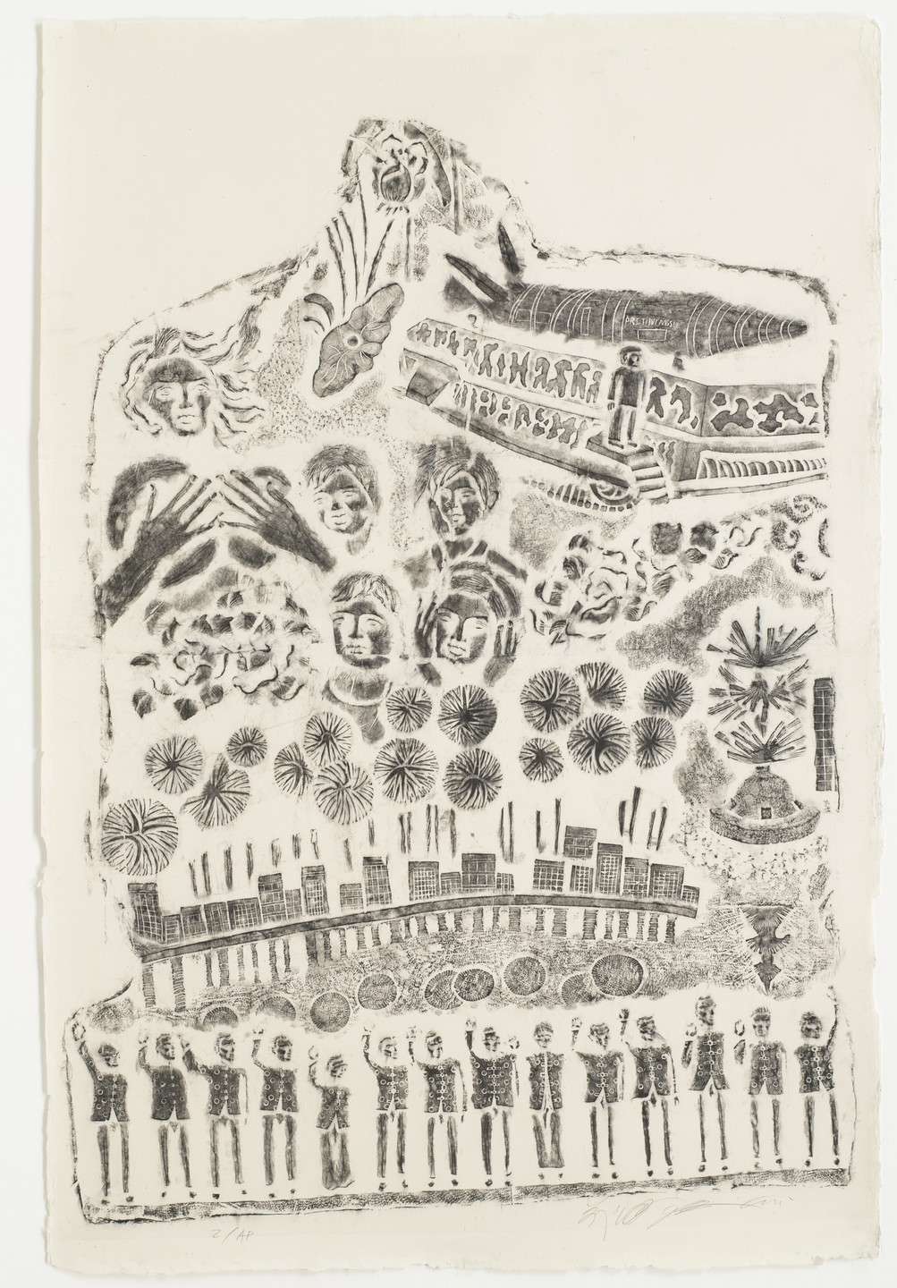 Cai Guo-Qiang. Nontransparent Monument (Stele 7). 2006