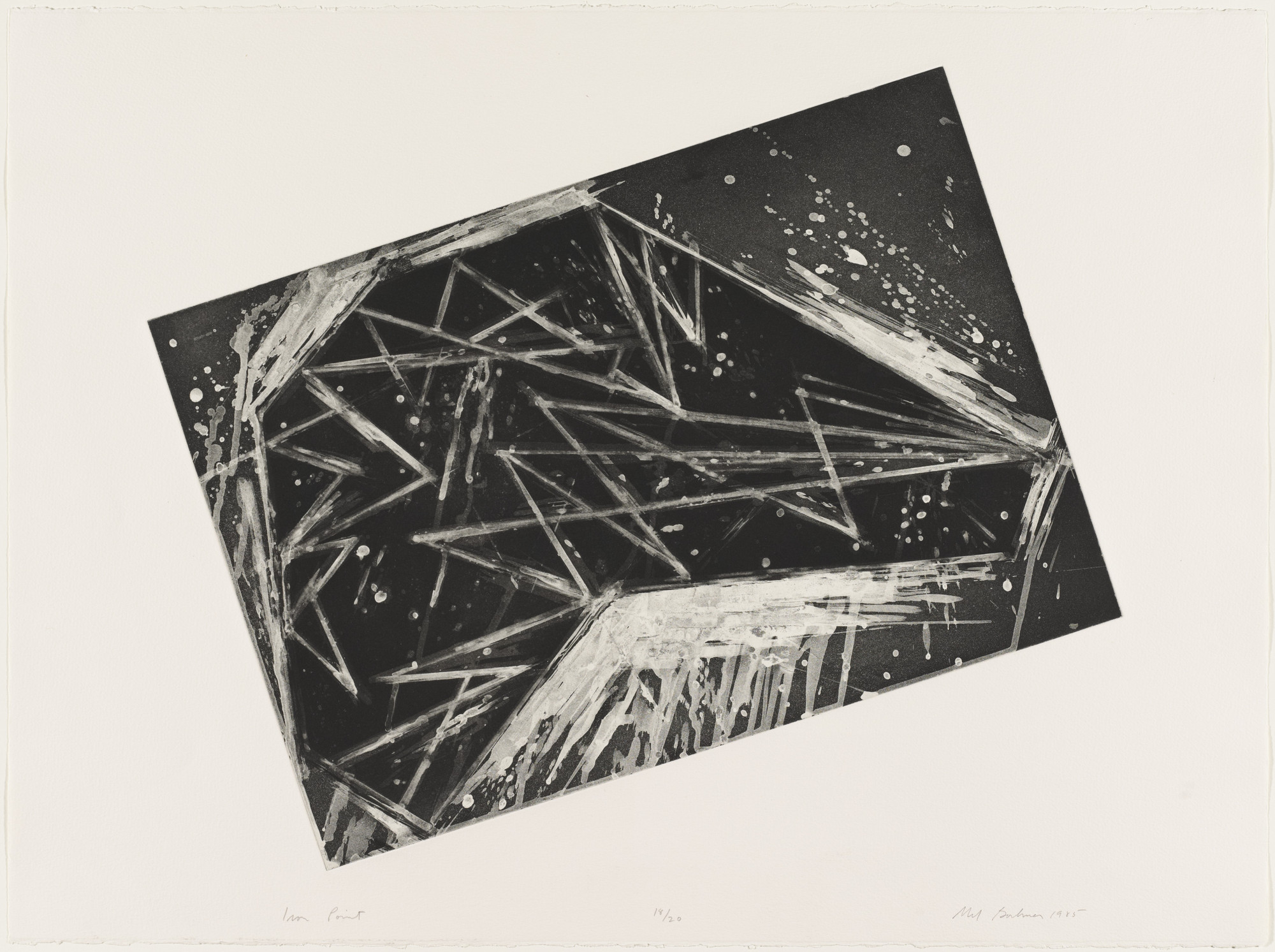 Mel Bochner. Iron Point