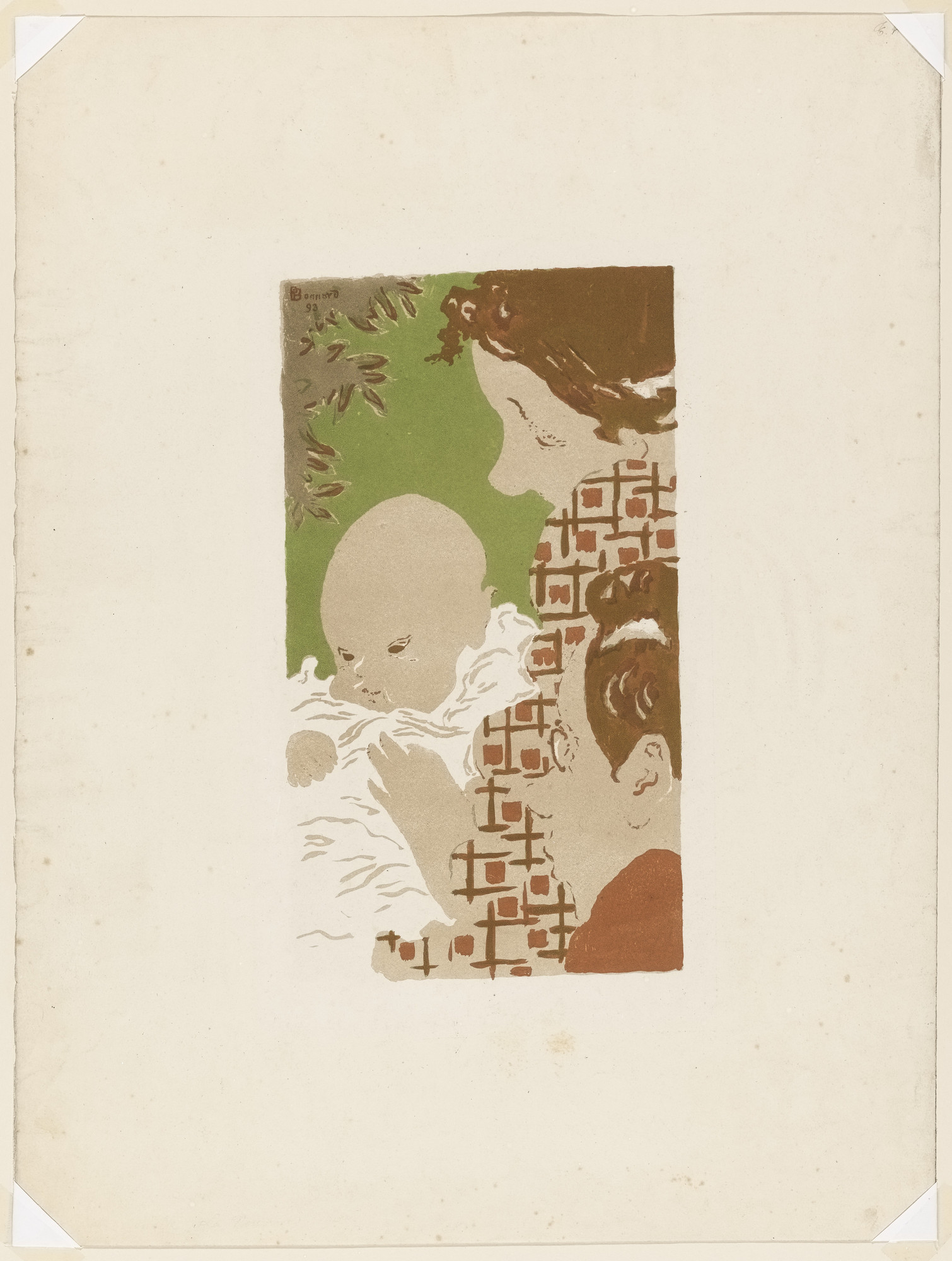 Pierre Bonnard. Family Scene (Scène de famille) from the portfolio