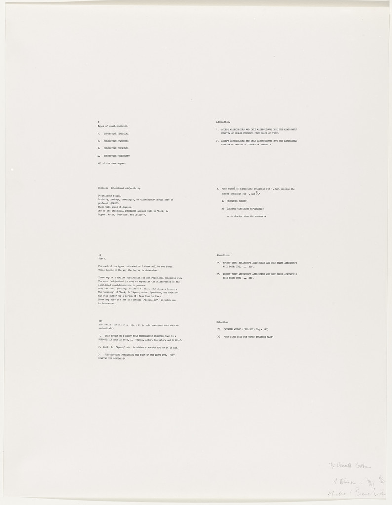 Types of Quasi Intention